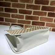 Gucci Tote Bag 38 Ophidia Leather White 623695 - 6