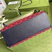 Gucci Tote Bag Canvas 31 GG Supreme Red 659983 - 5