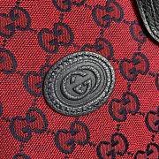 Gucci Tote Bag Canvas 31 GG Supreme Red 659983 - 3