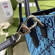 Gucci Tote Bag Canvas 31 GG Supreme Blue 659983 - 3