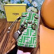 Fendi FF Mon Tresor Light Green Calfskin Leather 8066 - 6