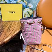 Fendi FF Mon Tresor Light Pink Calfskin Leather 8066 - 3