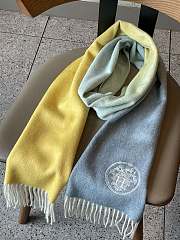 Hermes scarf multi-color gradient 7998 - 1