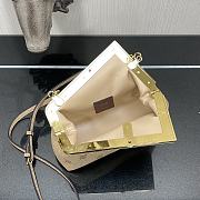 Fendi Small 26 First Flannel Beige 8BP129  - 2