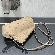 Fendi Small 26 First Flannel Beige 8BP129  - 6