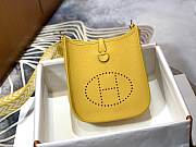 Hermes Mini Evelyne Yellow 18cm  - 1
