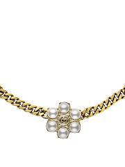 Gucci Pearl Double G Necklace - 2