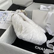 Chanel Shearing Lambskin White 21.5 Flapbag AS2240  - 6
