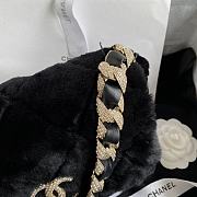 Chanel Shearing Lambskin Black 21.5 Flapbag AS2240 - 4