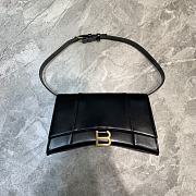 Balenciaga hourglass 25 shoulder bag black - 1