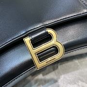 Balenciaga hourglass 25 shoulder bag black - 5