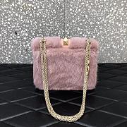 Valentino Mink Fur Mini 21 Shoulder Bag Pink - 4