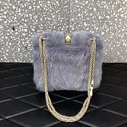Valentino Mink Fur Mini 21 Shoulder Bag Purple - 3