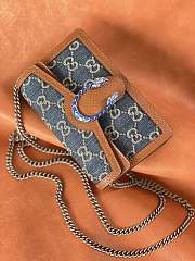 Gucci Dionysus Ophidia Blue 16.5 Mini Shoulder Bag  - 4