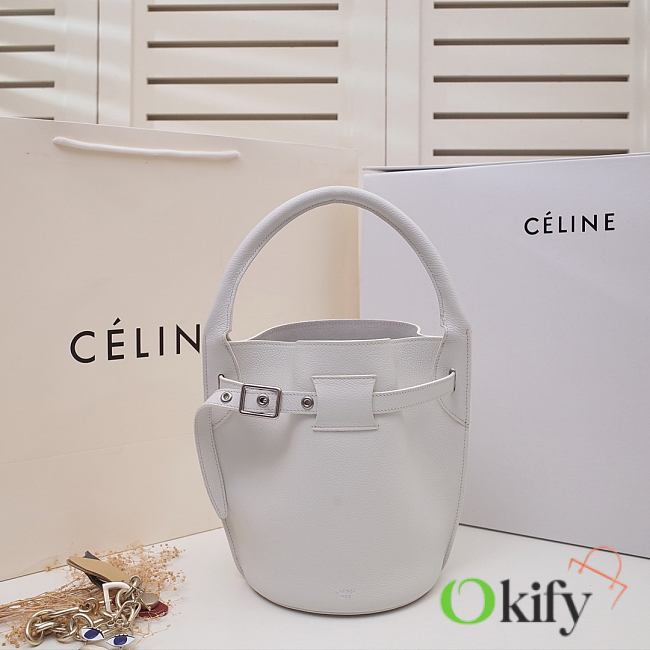 Celine nano bigbag bucket 21 white 187243 - 1