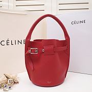 Celine nano bigbag bucket 21 red 187243 - 3