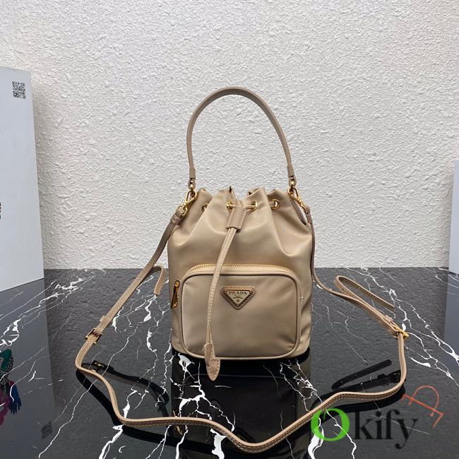 Prada Bucket 21 Beige 1BD292 - 1