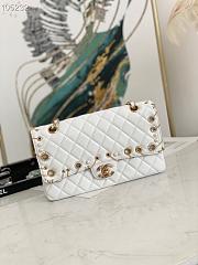 Chanel Flapbag Blingbling 25.5 White - 1