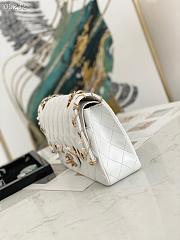 Chanel Flapbag Blingbling 25.5 White - 3