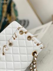 Chanel Flapbag Blingbling 25.5 White - 4