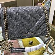 Bvlgari cacbochon handbag gray 287993 - 3