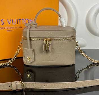 Louis Vuitton Vanity PM Beige M45599 Cosmetic purse