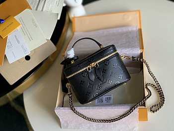 Louis Vuitton Vanity PM 19 Black Monogram M44985 Cosmetic Purse
