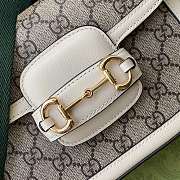 Gucci Mini Horsebit Ophidia Canvas White 20.5 Shoulder Bag 602204 - 6