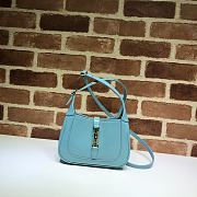 Gucci jackie 1961 mini shoulder bag 19 blue 637091 - 1