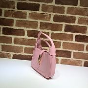 Gucci jackie 1961 mini shoulder bag 19 pink 637091 - 5