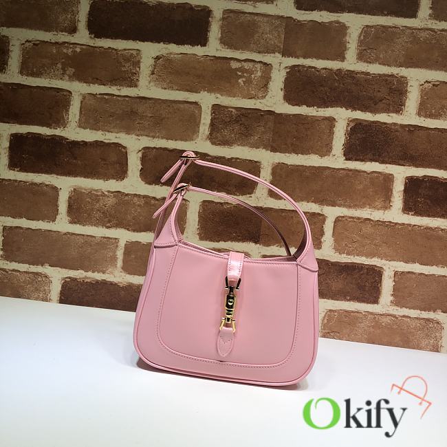 Gucci jackie 1961 mini shoulder bag 19 pink 637091 - 1