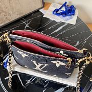 LV POCHETTE ACCESSOIRES Bicolor Monogram Empreinte Leather M58520 - 5