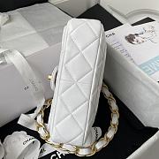 Chanel Flapbag 20 White 2022SS - 5
