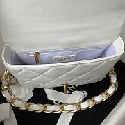 Chanel Flapbag 20 White 2022SS - 2