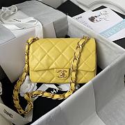 Chanel Flapbag 20 Yellow 2022SS - 1