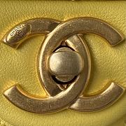 Chanel Flapbag 20 Yellow 2022SS - 6