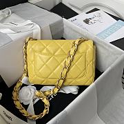 Chanel Flapbag 20 Yellow 2022SS - 3