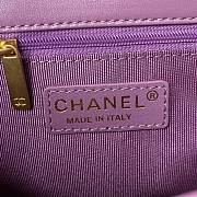 Chanel Flapbag 20 Purple 2022SS - 2