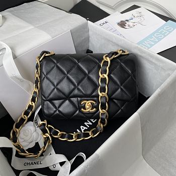 Chanel Flapbag 20 Black 2022SS