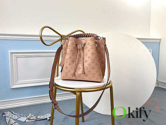 Louis Vuitton Muria Mahina 25 Handbags Peach M55801 - 1