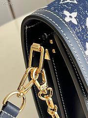 Louis Vuitton 25 Dauphine Monogram Navy Bag - 6