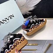 Lanvin Leather Curb Sneakers 8276 - 6