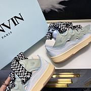 Lanvin Leather Curb Sneakers 8278 - 4