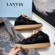 Lanvin Leather Curb Sneakers 8282 - 3