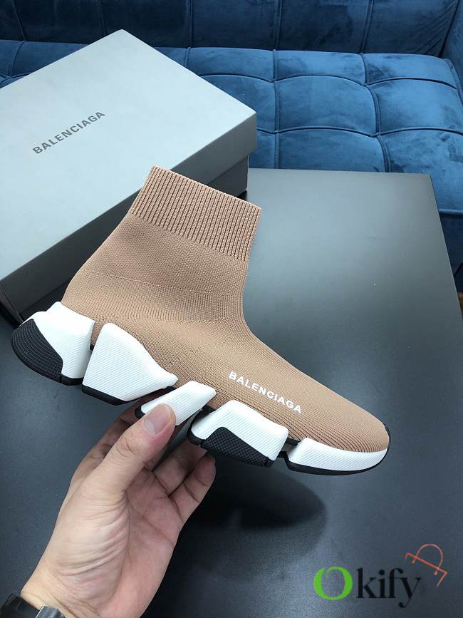 Balenciaga Speed Sneaker Beige - 1