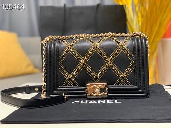 Chanel LeBoy Bag 25 Black 67086