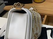 Chanel LeBoy Bag 25 White 67086 - 4