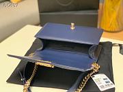 Chanel LeBoy Bag 25 Navy Blue 67086 - 6
