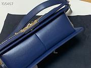Chanel LeBoy Bag 25 Navy Blue 67086 - 4