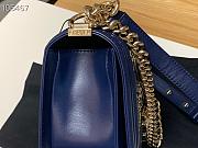 Chanel LeBoy Bag 25 Navy Blue 67086 - 3